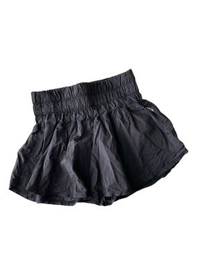 FP Women's Black flowy short short skort